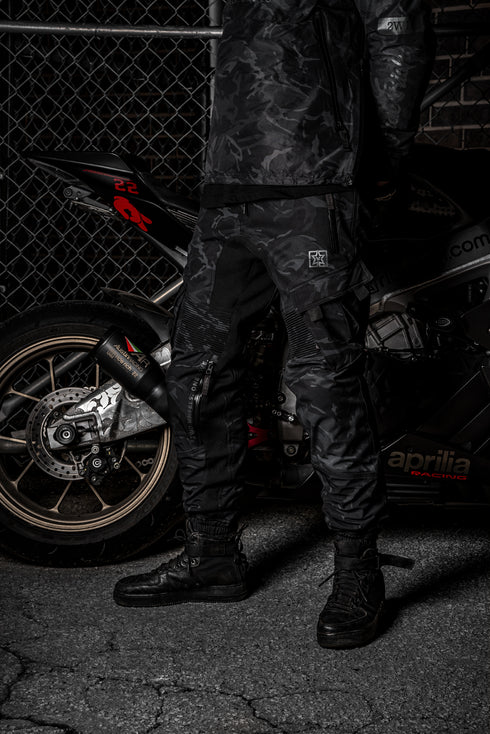 Ride Rich Unit 16 Armoured Motorcycle Joggers - Camo